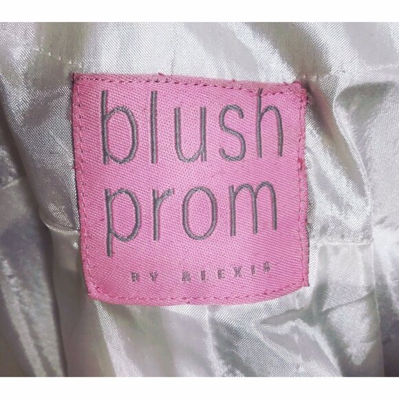 NWT Blush Prom By Alexia Formal Cocktail Evening Floral Tulle Gown Dress Size 2 - Picture 9 of 9